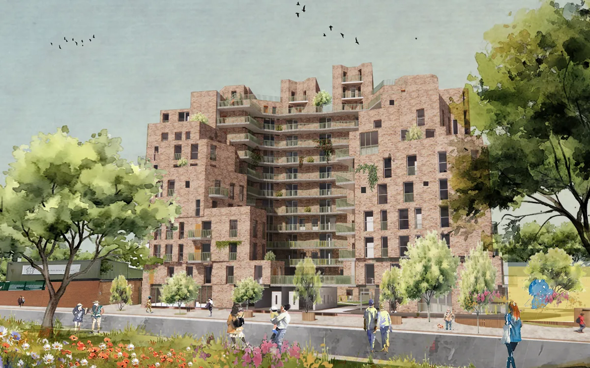Artist impression of the proposed development